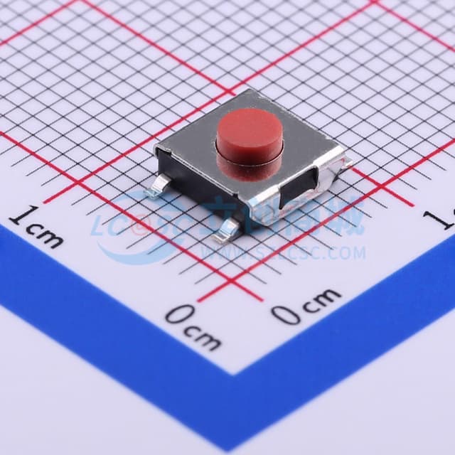 6.2*6.2*3.1mm 立贴 轻触开关实物图