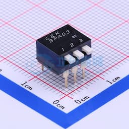 间距2.54mm 琴键 3位拨码开关 【插件】缩略图