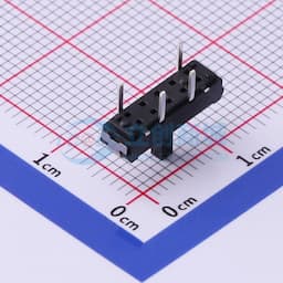 滑动开关13*3.5*4.0mm插件正拨四脚三档 【拨动】缩略图