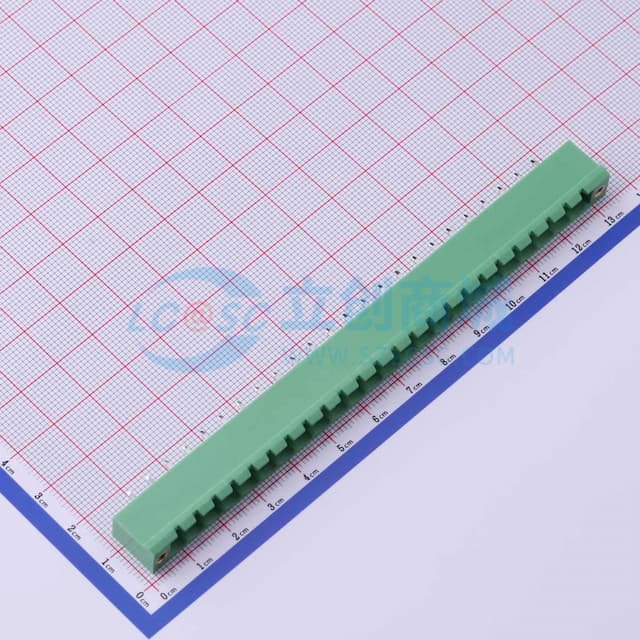 螺丝固定 1x24P 5.08mm 排数:1 每排P数:24 【插拔】实物图