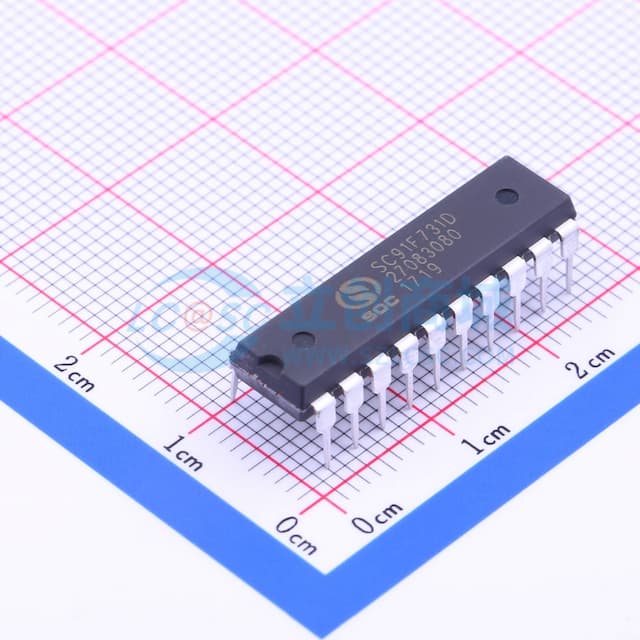 带8路10位ADC的1T 8051内核Flash MCU【插件】实物图