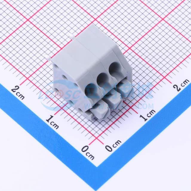 1x3P 3.5mm 每排P数:3 排数:1实物图