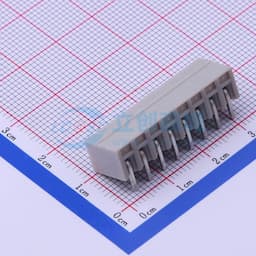 1x8P 3.81mm 排数:1 每排P数:8 【插件】缩略图