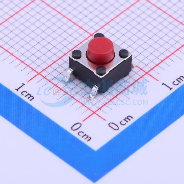 6*6*1.55mm 立贴 轻触开关实物图