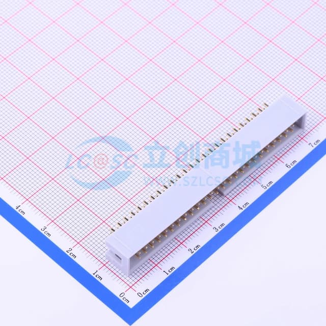 2.54mm 2x25P 排数:2 每排P数:25 【ID】实物图