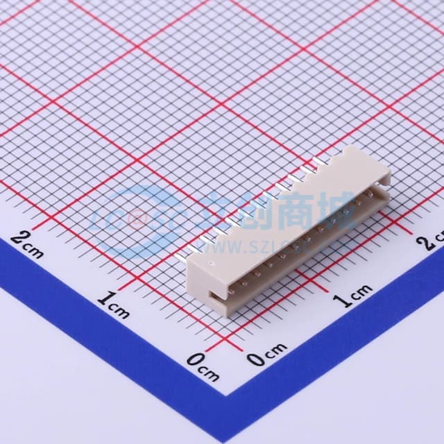 1x12P 间距:1.5mm 直插 系列:ZH 【插件】实物图