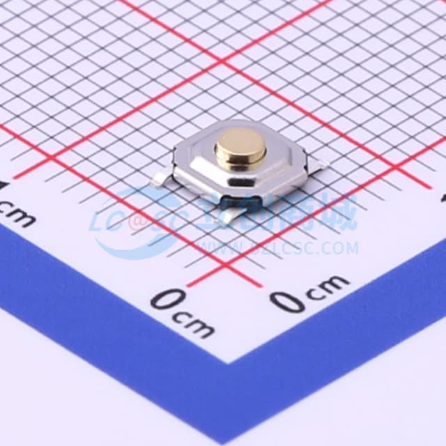 5.1*5.1*1.7mm 立贴 轻触开关实物图