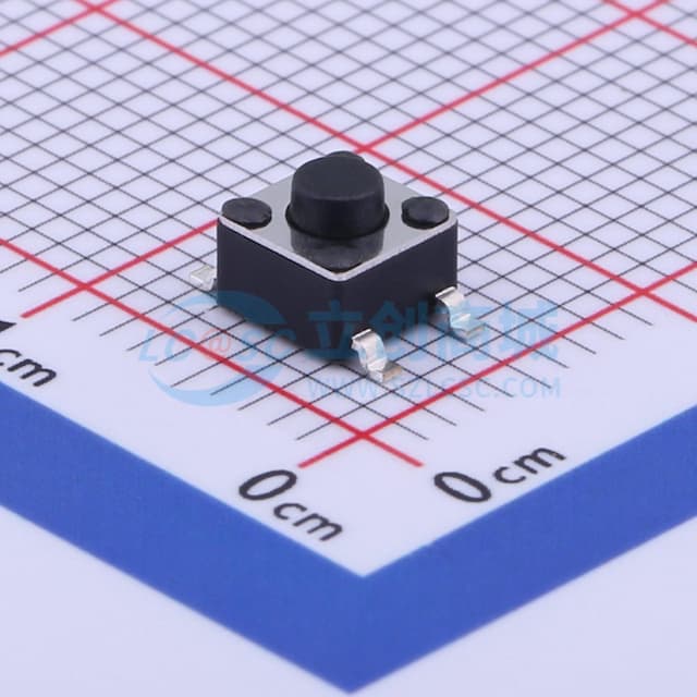 4.5*4.5*3.8mm 立贴 轻触开关实物图
