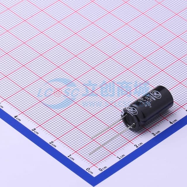 150uF ±20% 100V 【引线】实物图