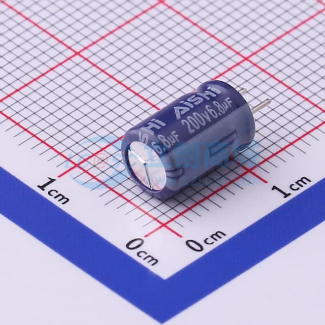 6.8uF ±20% 200V实物图