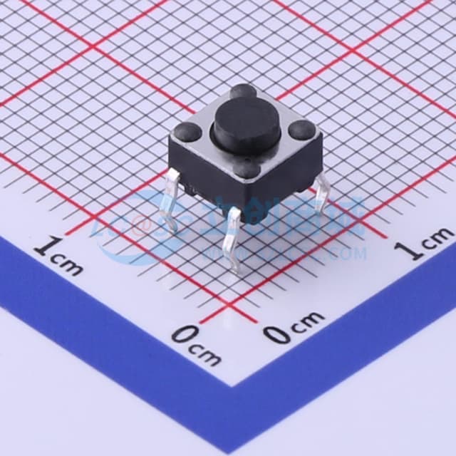6*6*4.5mm 直插 轻触开关 【轻触】实物图