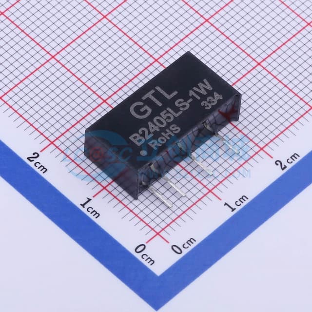 DC-DC模块电源 定电压输入，隔离非稳压单路输出【插件】实物图