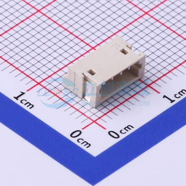 1x4P 间距:1.5mm 卧贴 系列:ZH实物图