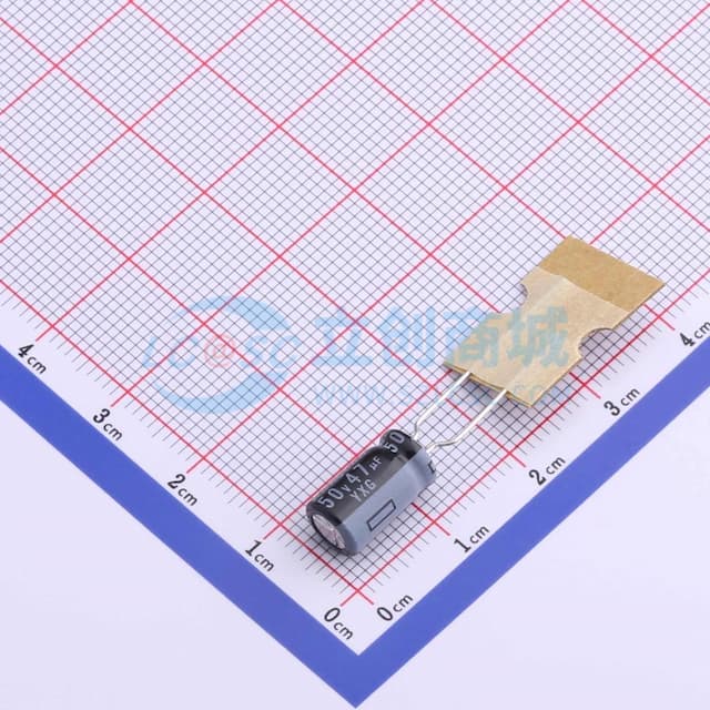 47uF ±20% 50V实物图