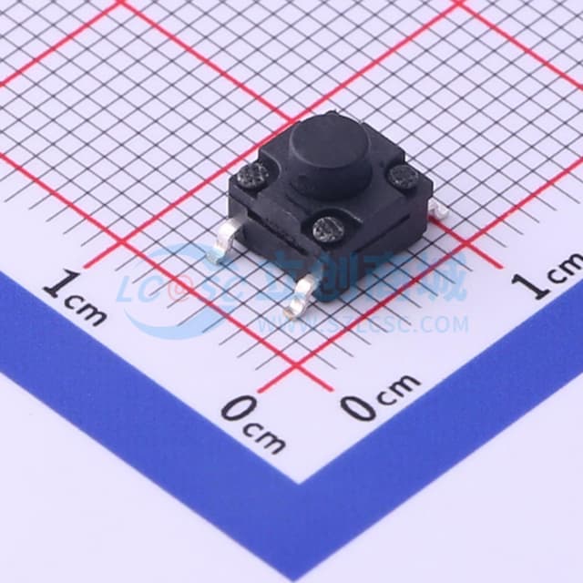 6.2*6.2*5.5mm 立贴 轻触开关实物图