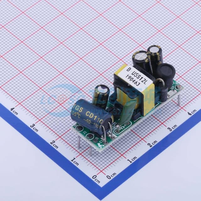 ESHION(禹舜)裸板开关电源 12V400mA电源模块(输入输出带针) 【插件】实物图