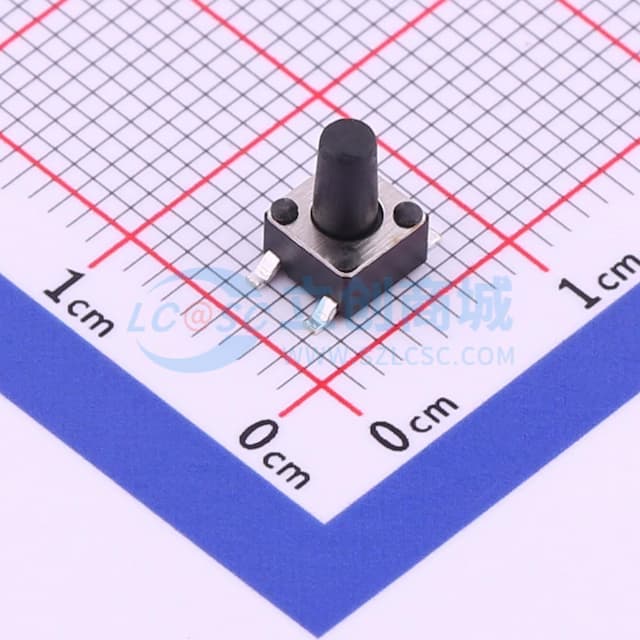 4.5*4.5*7mm 立贴 轻触开关实物图