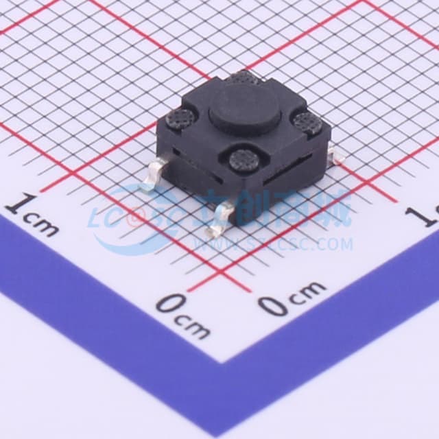 6.2*6.2*4.3mm 立贴 轻触开关实物图