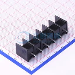 9.5mm 1x6P 直插 中脚 排数:1 每排P数:6 【栅栏】缩略图