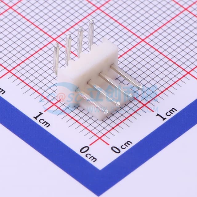 1x4P 间距:2.54mm 弯插 【ID】实物图