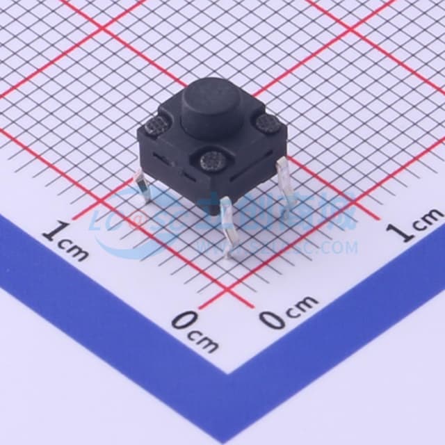 6.2*6.2*5.5mm 直插 轻触开关 【轻触】实物图