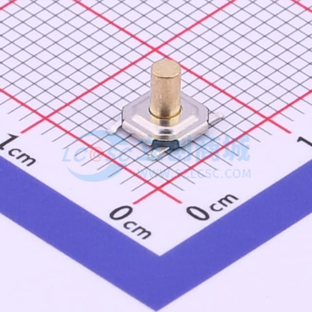 5.2*5.2*4.5mm 立贴 轻触开关实物图
