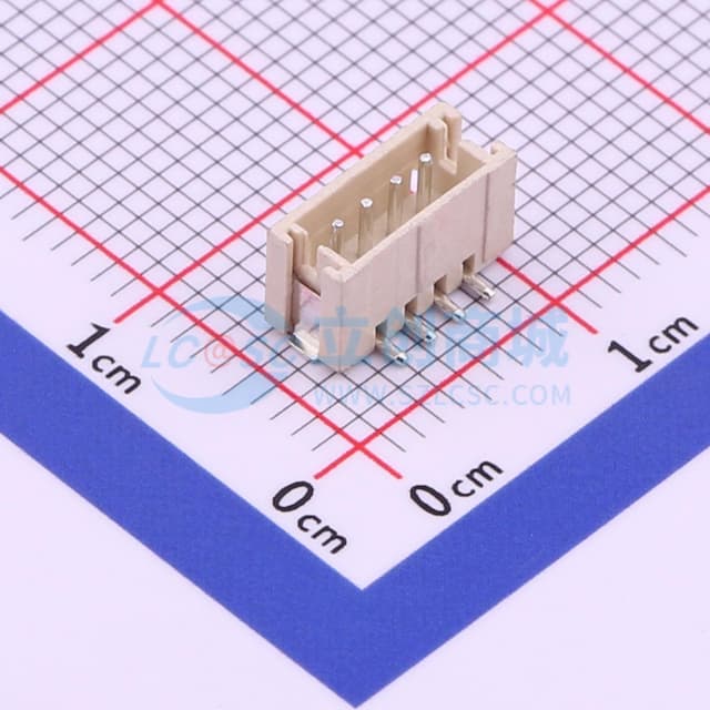 1x4P 间距:1.5mm 立贴 系列:ZH实物图