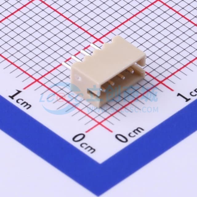 1x4P 间距:1.5mm 直插 系列:ZH 【插件】实物图