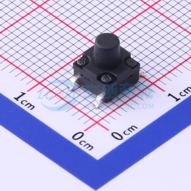 6.2*6.2*7mm 立贴 轻触开关实物图