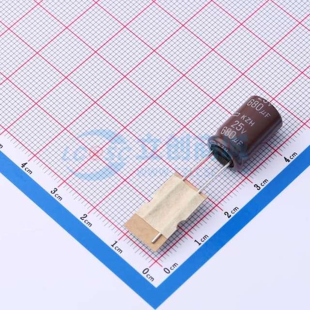 680uF ±20% 25V实物图