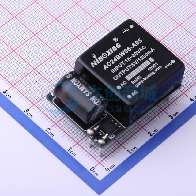 6W AC/DC模块电源，具有高效率和高功率密度实物图