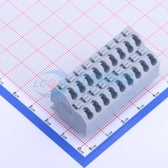 2x9P 5mm 每排P数:9 排数:2 【弹簧】实物图