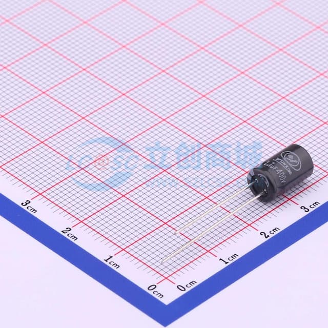 2.7uF ±20% 400V 【引线】实物图