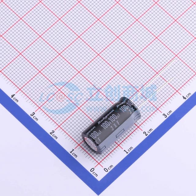 100uF ±20% 100V实物图