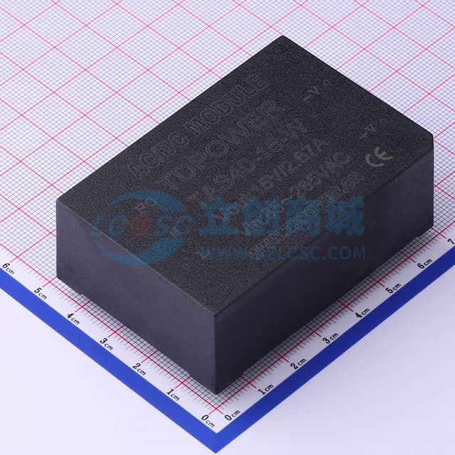 40W AC-DC电源模块，宽压输入85～265VAC，单路/双路输出 【电源】实物图
