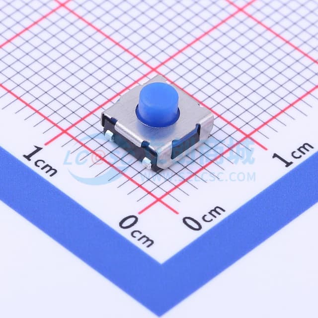 6.3*6.2*4.3mm 立贴 轻触开关实物图