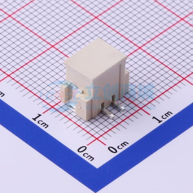 1x2P 间距:2.5mm 立贴实物图