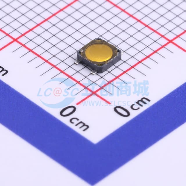 3.1*3.1*0.7mm 立贴 轻触开关实物图