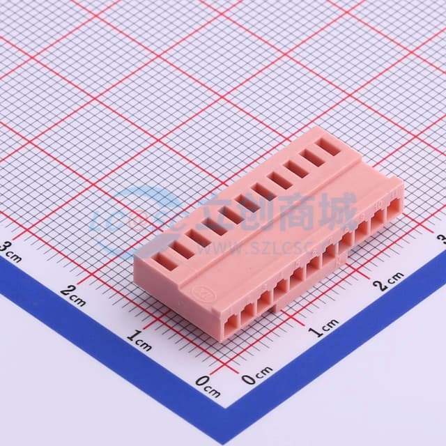 粉色 2.5mm 1x11P实物图