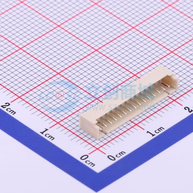1x15P 间距:1.25mm 直插 【插件】实物图