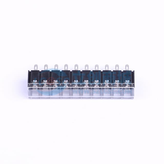 7.62mm 1x10P 每排P数:10 排数:1 直针 中脚 【栅栏】实物图