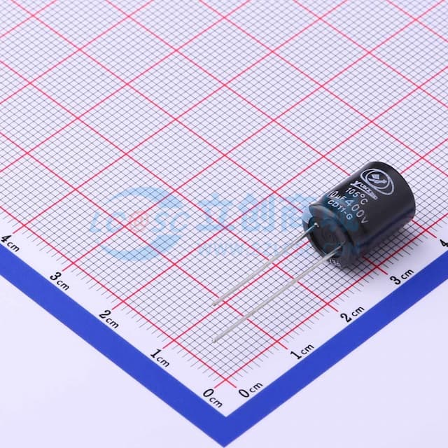 10uF ±20% 400V 【引线】实物图
