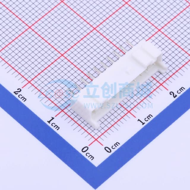 1x10P 间距:2mm 直插 【插件】实物图