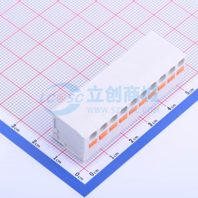1x10P 5mm 每排P数:10 排数:1 【插件】实物图