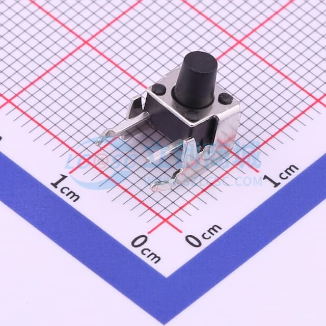 6*6*7.5mm 卧插 轻触开关 【轻触】实物图