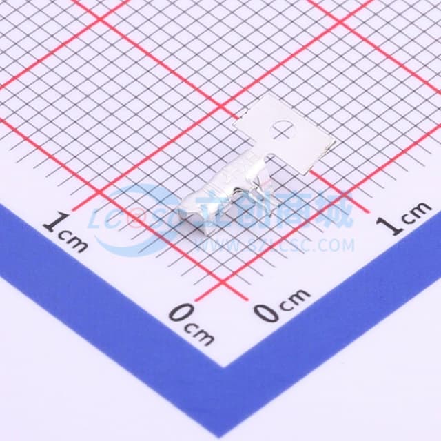2.5mm board-in 卧式基板端子 磷铜 后镀锡实物图