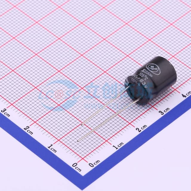 150uF ±20% 63V实物图