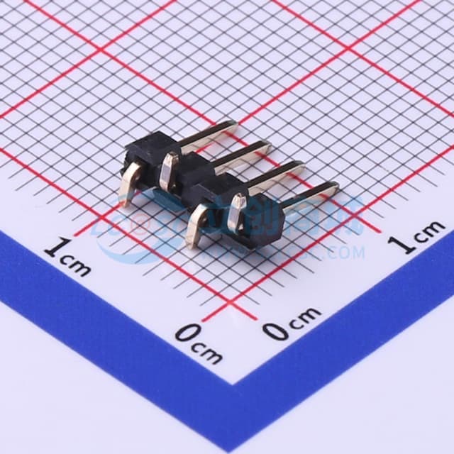 1x4P 间距:2.54mm 方针实物图