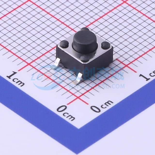 停产 6*6*5mm 立贴 轻触开关实物图