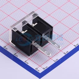 9.5mm 1x2P 直插 中脚 排数:1 每排P数:2 【栅栏】缩略图